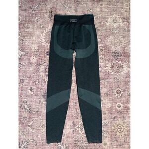 Victorias Secret PINK Seamless Leggings Forest Green High Waisted Tights Small